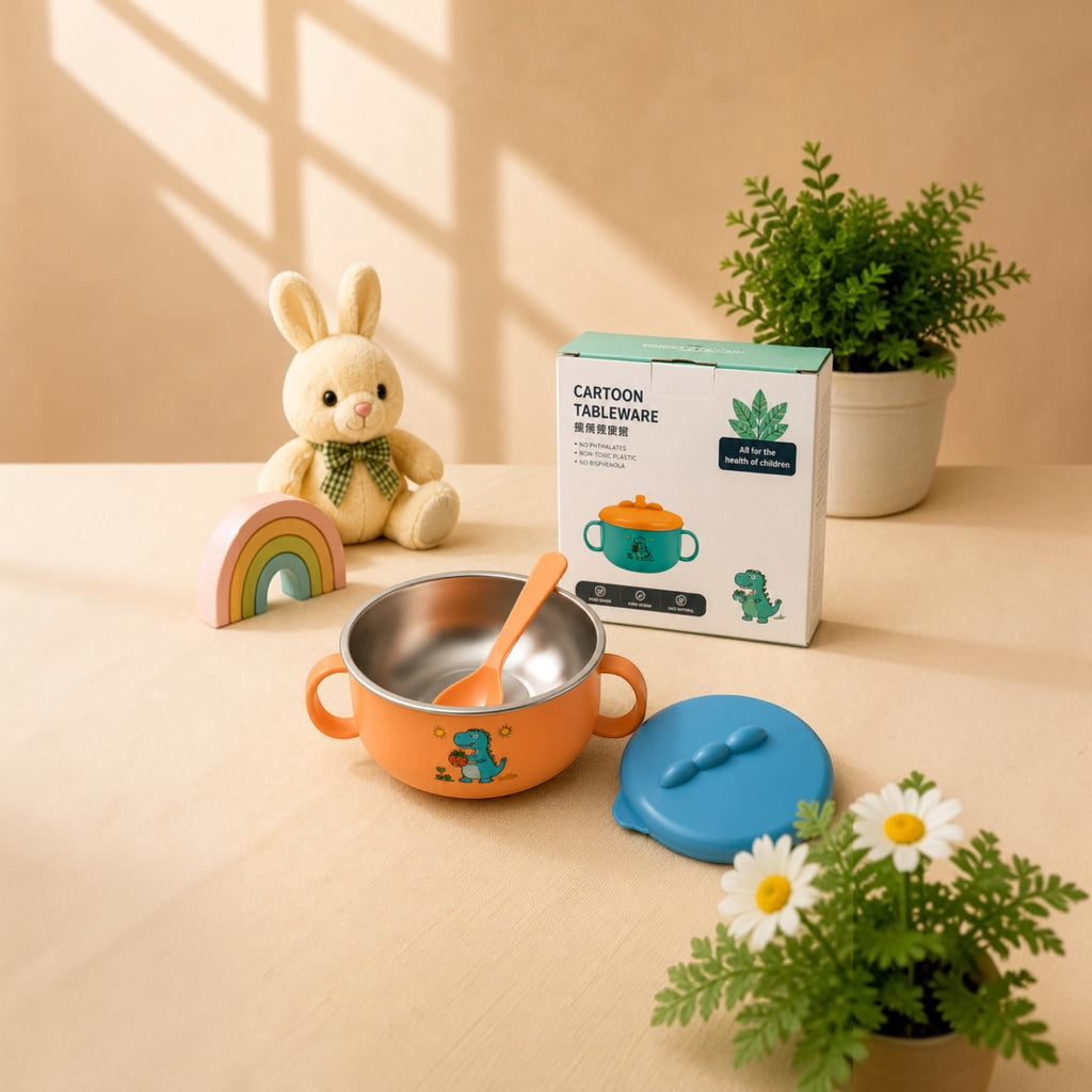 First Bite Non-Slip Baby Cerelac & Meal Feeding Bowl
