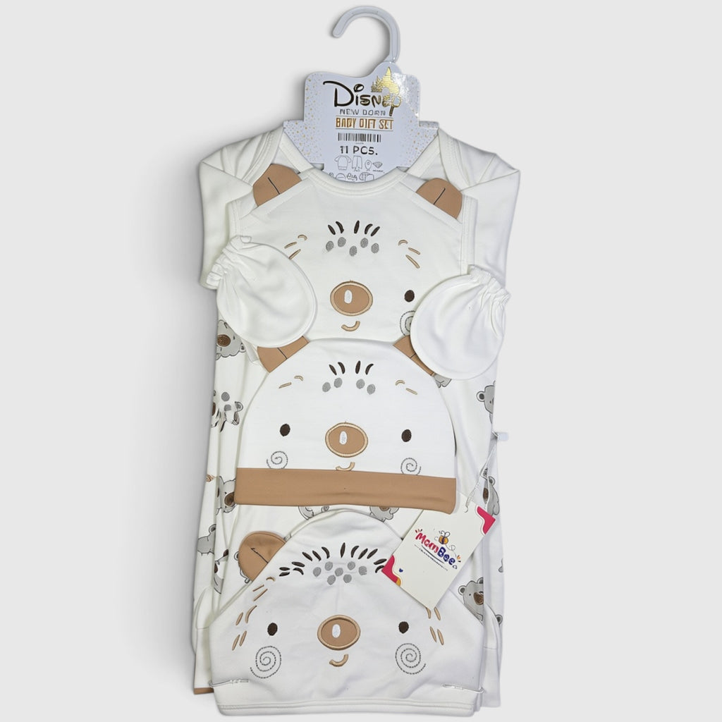 Luxury Newborn Starter Kit Bear Character - 11Pcs
