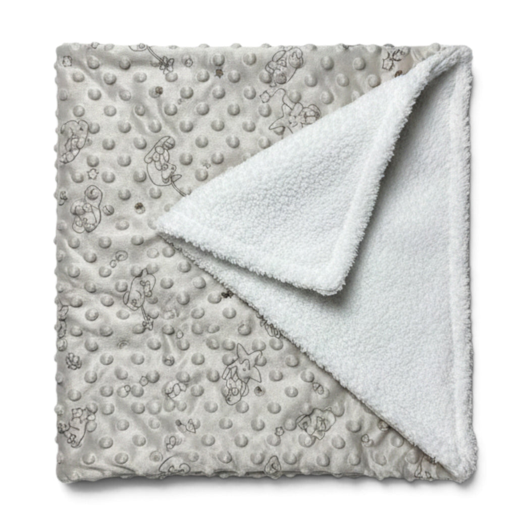 Luxury Velvet Siblings Baby Shawl Blanket